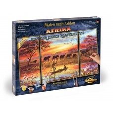 KIT PICTURA PE NUMERE SCHIPPER AFRICA UN CONTINENT MAGIC 3 TABLOURI