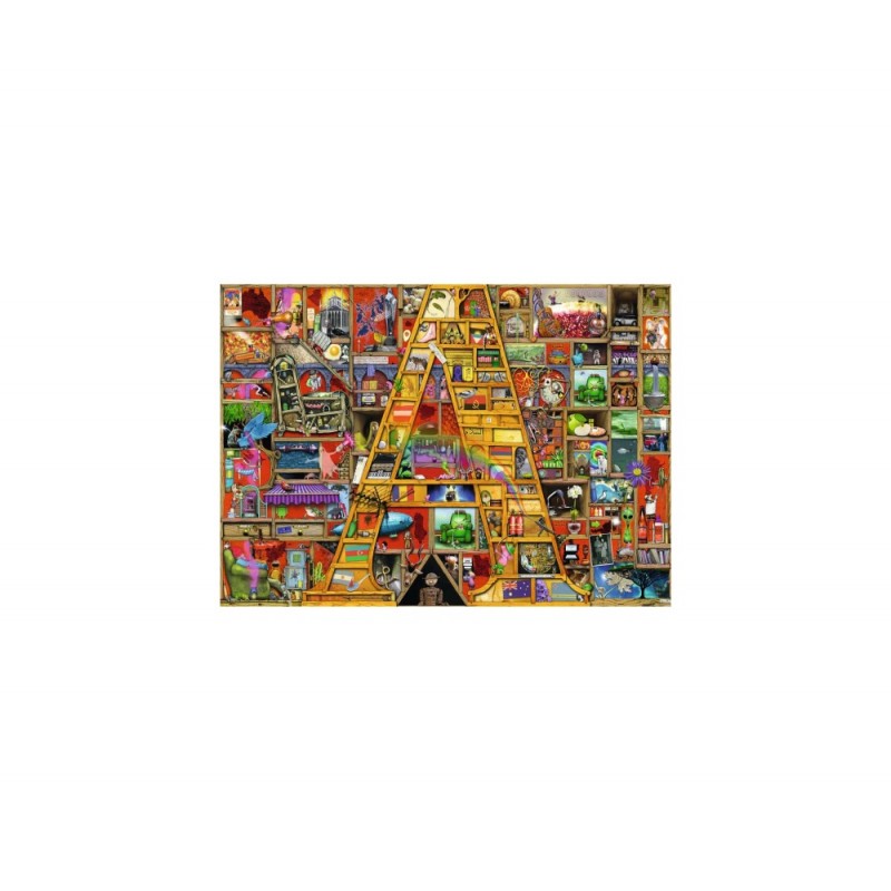 PUZZLE ALFABET LITERA A 1000 PIESE Ravensburger