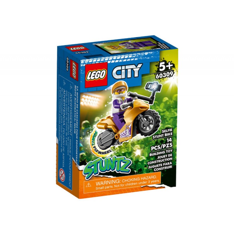 Motocicleta de cascadorii Selfie 60309 LEGO City