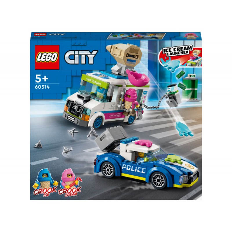 Urmarirea masinii de inghetata 60314 LEGO City