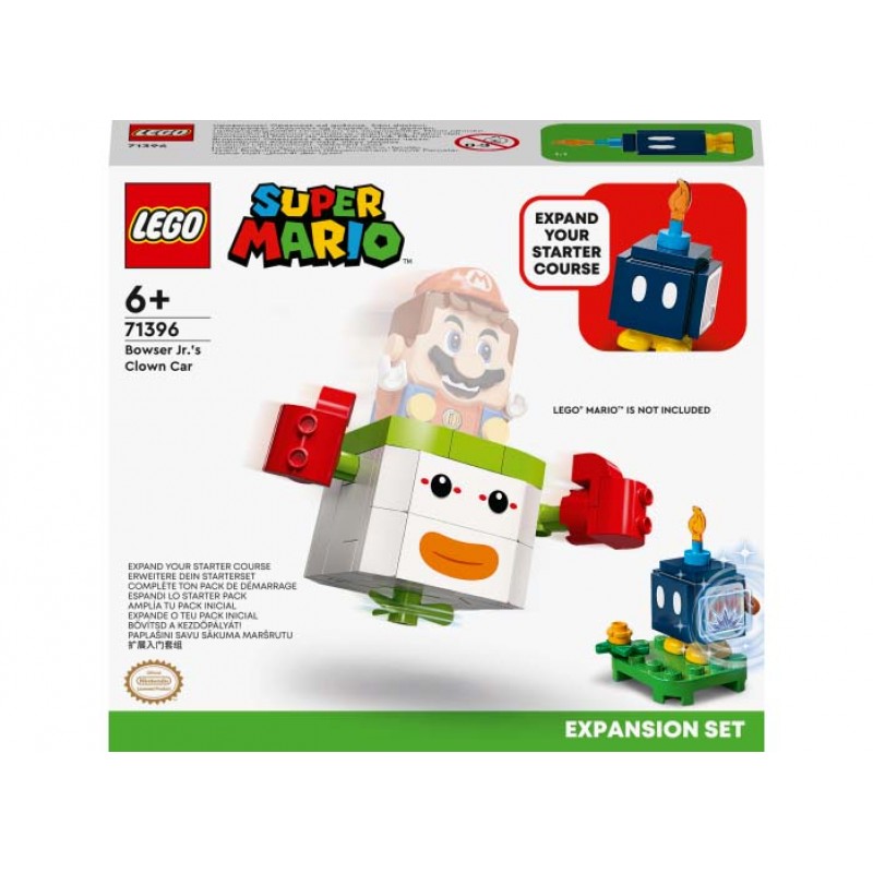Set de extindere Masina de clovni a lui Bowser Jr 71396 LEGO Super Mario