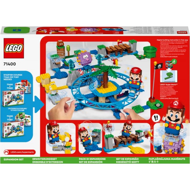 Set de extindere Distractie pe plajacu Big Urchin 71400 LEGO Super Mario