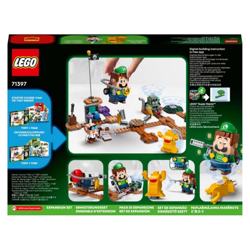 Set de extindere Luigi s Mansion Laborator si Poltergust 71397 LEGO Super Mario