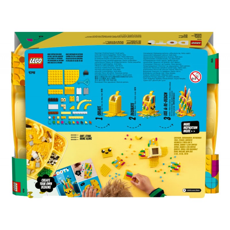 Suport creioane Banana adorabila 41948 LEGO DOTS