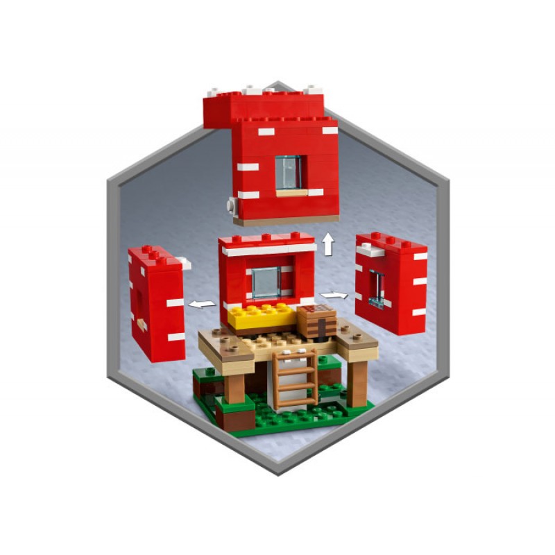 Casa ciuperca 21179 LEGO Minecraft