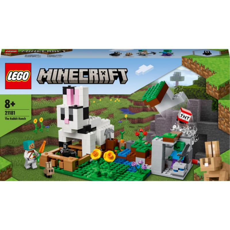 Ferma cu iepuri 21181 LEGO Minecraft