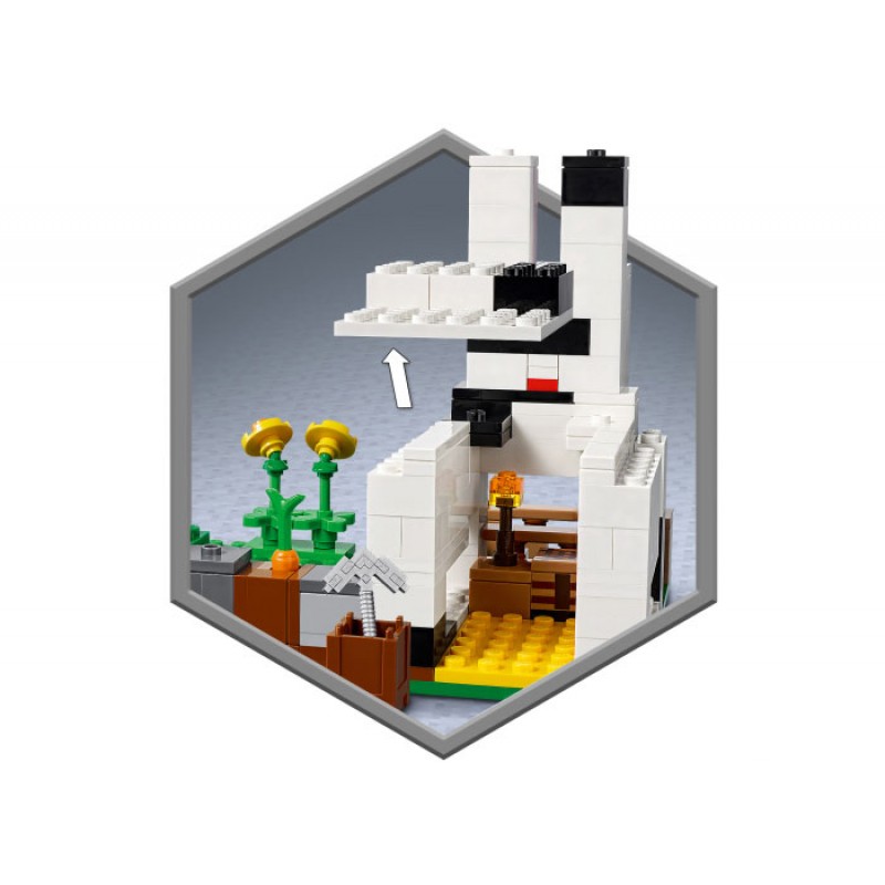 Ferma cu iepuri 21181 LEGO Minecraft