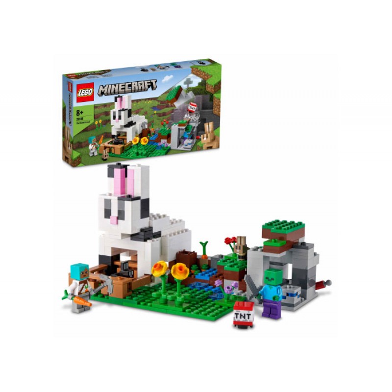 Ferma cu iepuri 21181 LEGO Minecraft