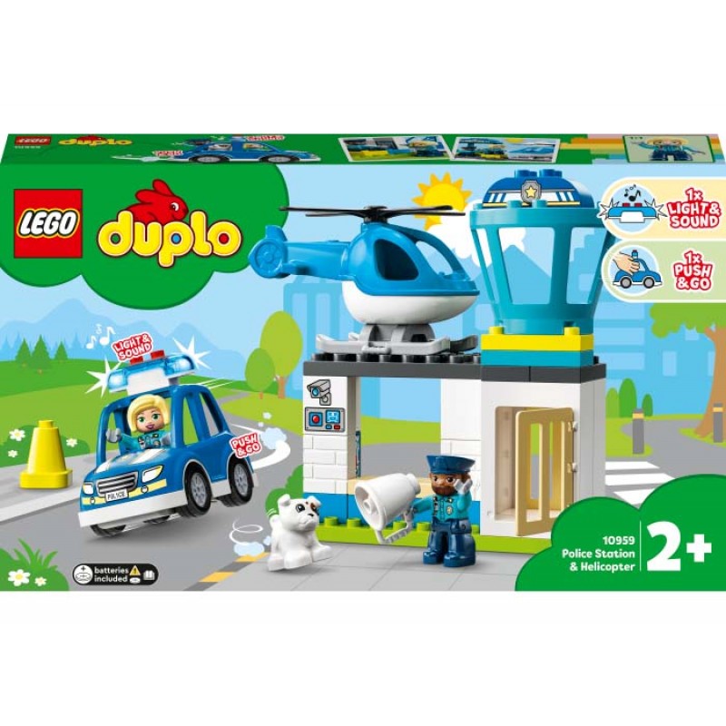 Sectie de politie si elicopter LEGO DUPLO