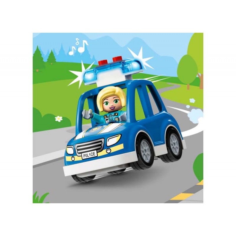 Sectie de politie si elicopter LEGO DUPLO