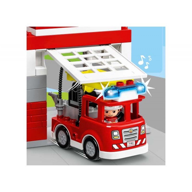 Statie de Pompieri si elicopter LEGO DUPLO