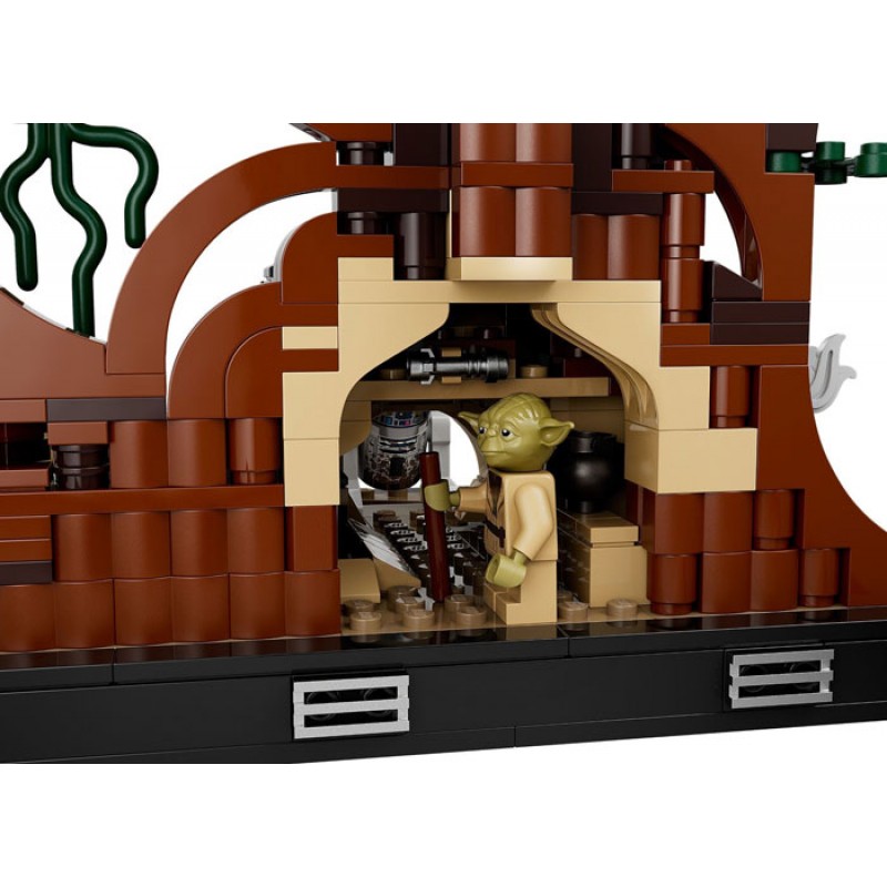 Diorama Antrenamentul Jedi de pe Dagobah LEGO Star Wars