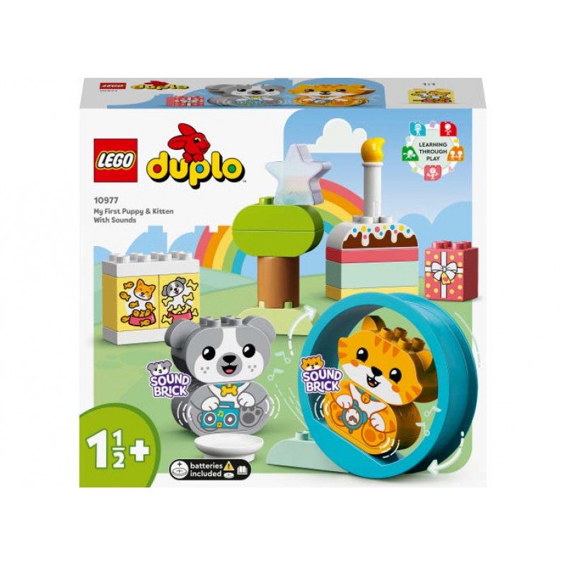 Primul meu catelus si pisicuta cu sunete LEGO DUPLO 10977