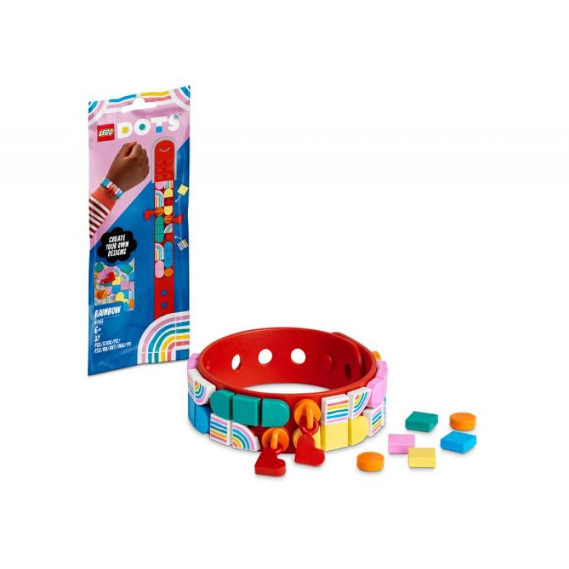 Bratara curcubeu cu accesorii LEGO DOTS 41953