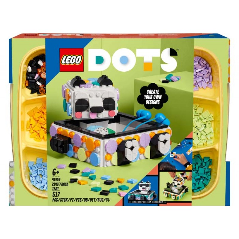 Tavita cu urs panda LEGO DOTS 41959
