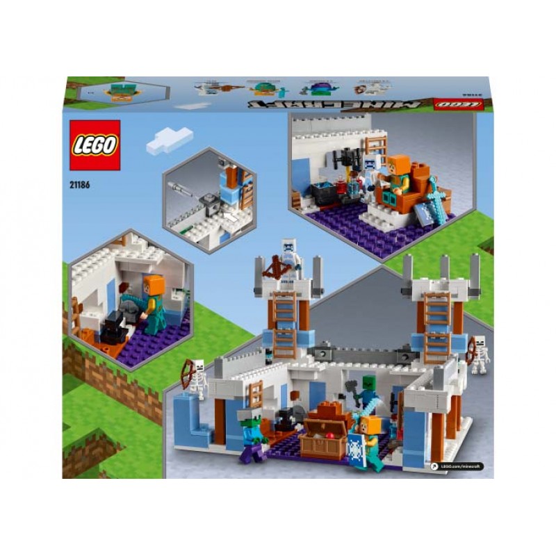 Castelul de gheata  LEGO Minecraft  21186