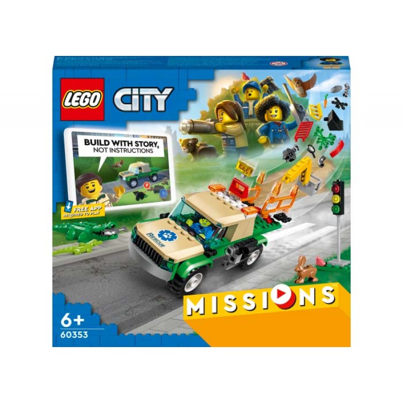 Misiuni de salvare a animalelor salbatice LEGO City 60353