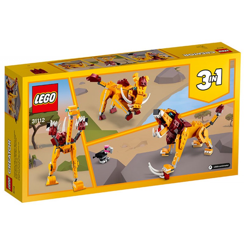 Leu salbatic LEGO Creator 31112