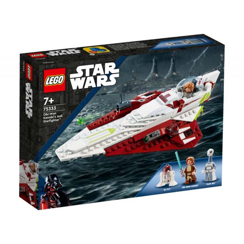 Jedi Starfighter ul lui Obi Wan Kenobi LEGO Star Wars 75333