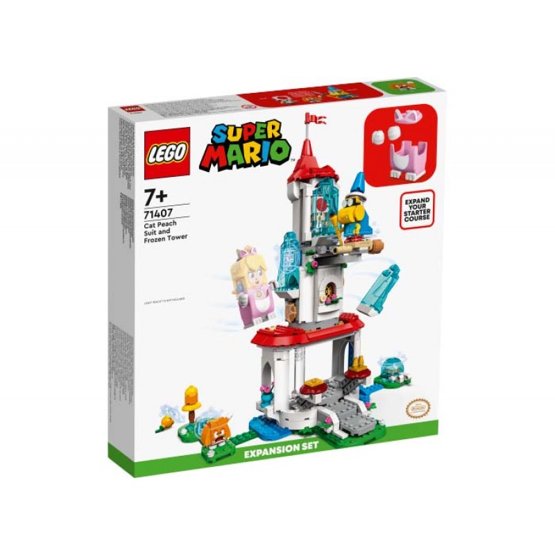 Set de extindere Turnul inghetat si costum de pisica Peach LEGO Super Mario 71407