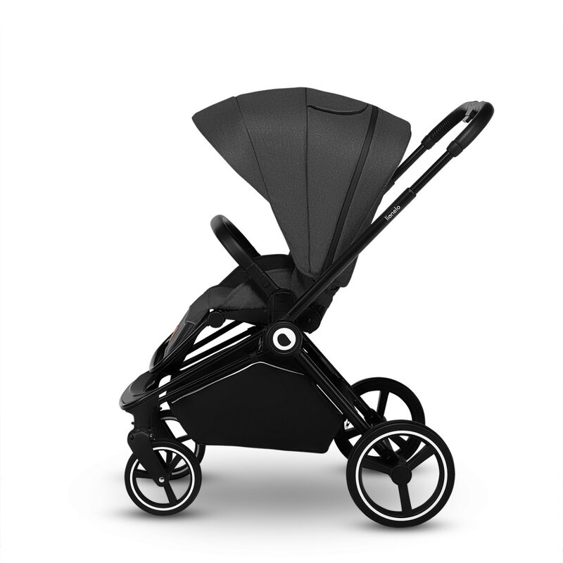 Carucior compact Mika 2 in 1 Gri Inchis Lionelo