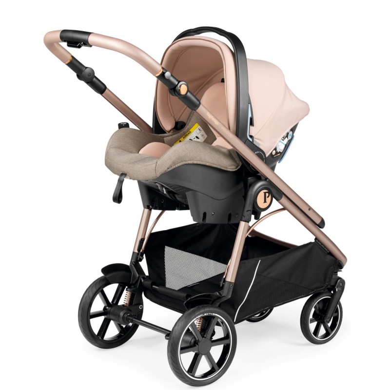 Carucior 3 in 1 Peg Perego Veloce Primoviaggio SL  0 22 kg Mon Amour Bej Roz