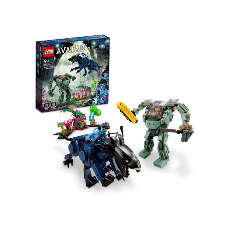 Neytiri si Thanator vs Robotul AMP Quaritch LEGO Disney