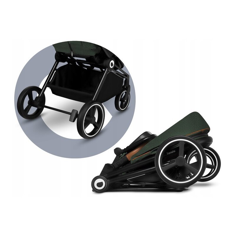 Carucior compact Mika 2 in 1 Verde Lionelo