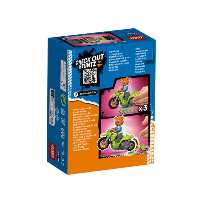 Motocicleta cascadorului urs 60356 LEGO CITY
