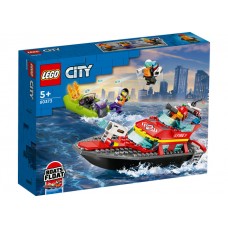 Barca de salvare a pompierilor 60373 LEGO CITY