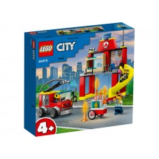 Statie si masina de pompieri 60375 LEGO CITY