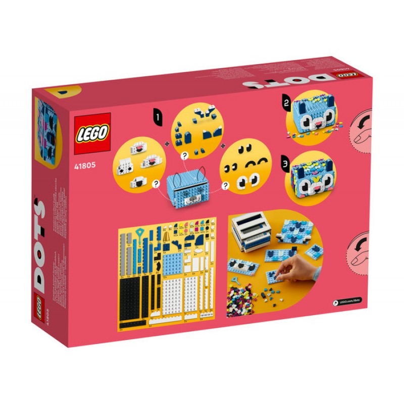 Sertar creativ cu animale 41805 LEGO DOTS