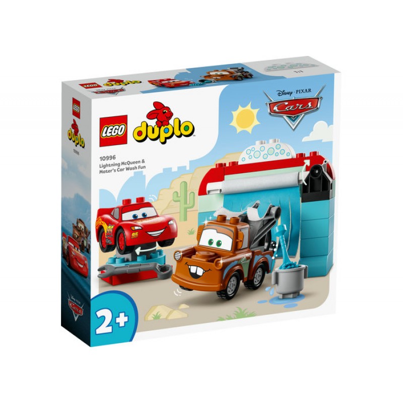 Distractie la spalatorie cu Lightning McQueen si Mater 10996 LEGO DUPLO