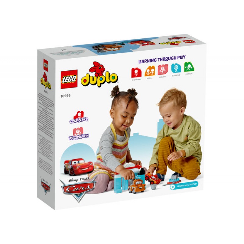 Distractie la spalatorie cu Lightning McQueen si Mater 10996 LEGO DUPLO