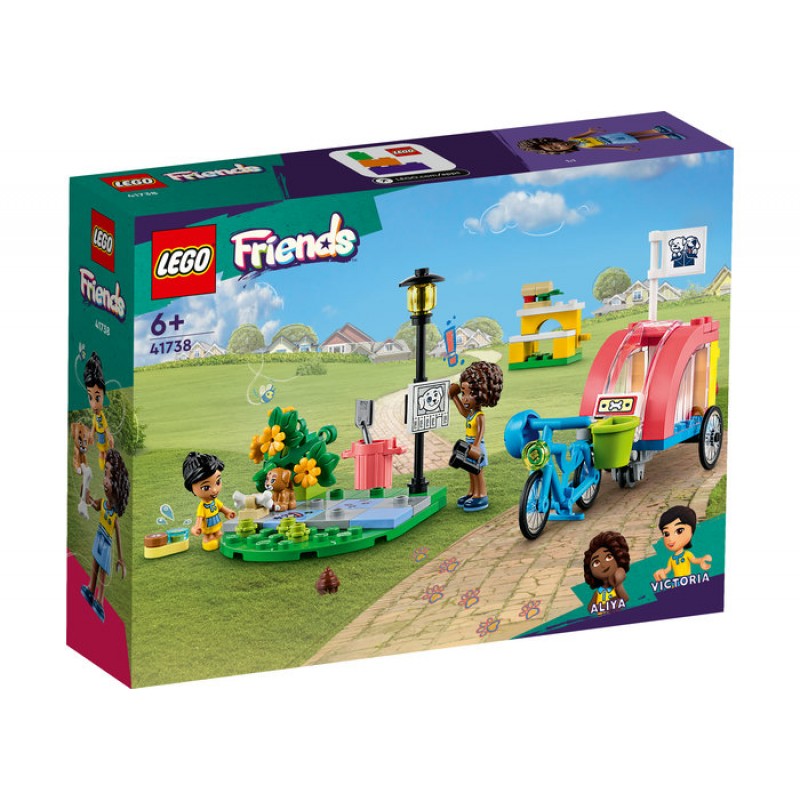 Bicicleta pentru salvarea cainilor LEGO Friends 41738