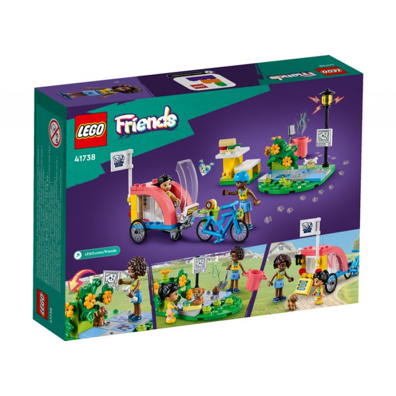 Bicicleta pentru salvarea cainilor LEGO Friends 41738