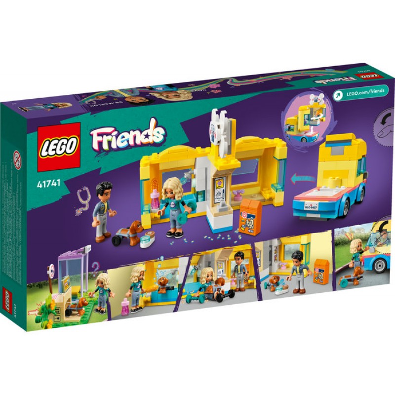 Furgoneta pentru salvarea cainilor LEGO Friends 41741