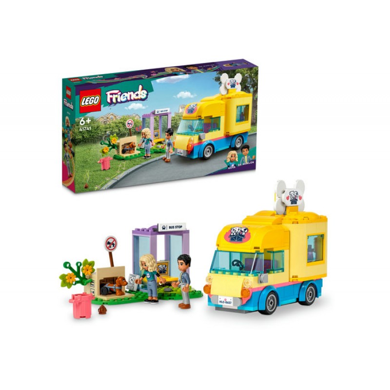 Furgoneta pentru salvarea cainilor LEGO Friends 41741