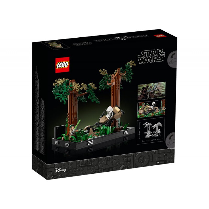 Diorama Urmarire cu speederul pe Endor LEGO Star Wars 75353