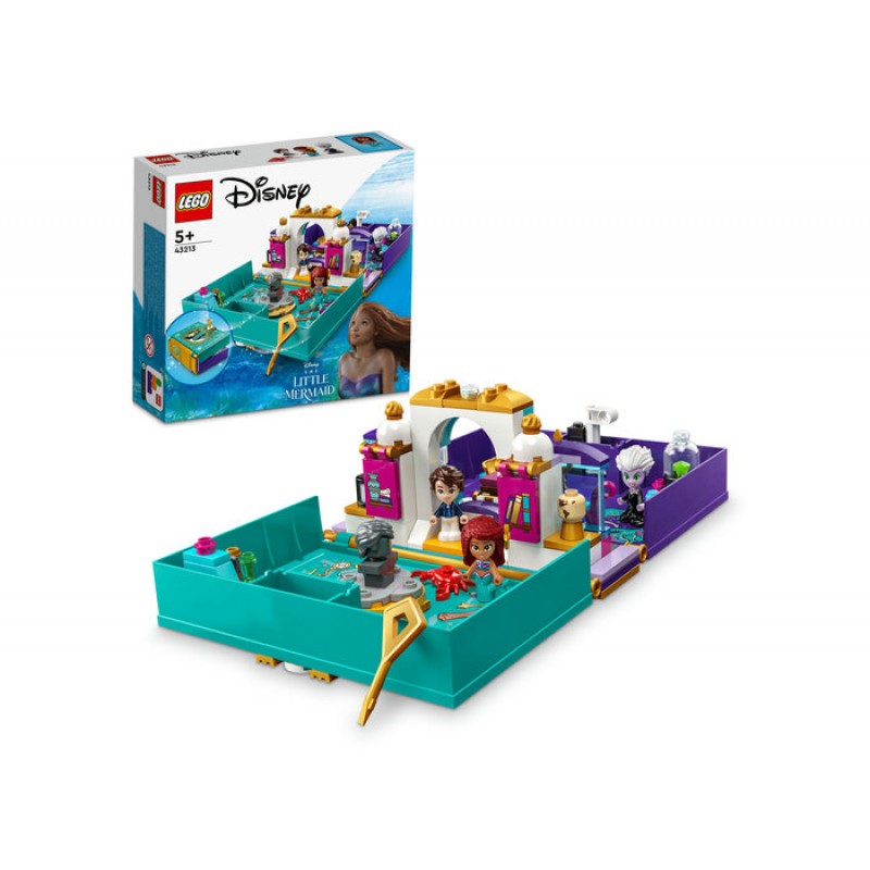 Cartea povestii Mica sirena LEGO Disney 43213