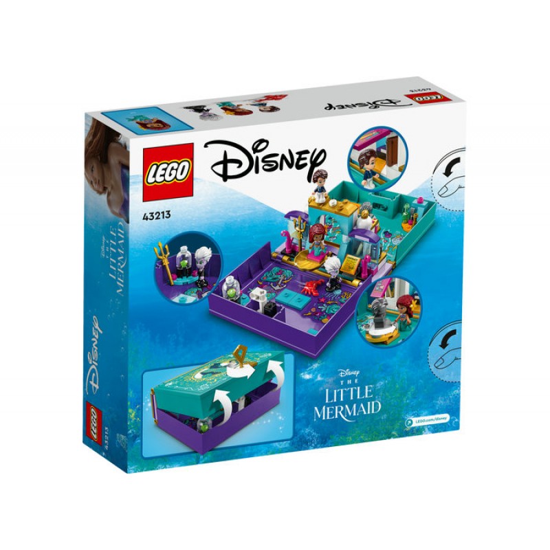 Cartea povestii Mica sirena LEGO Disney 43213