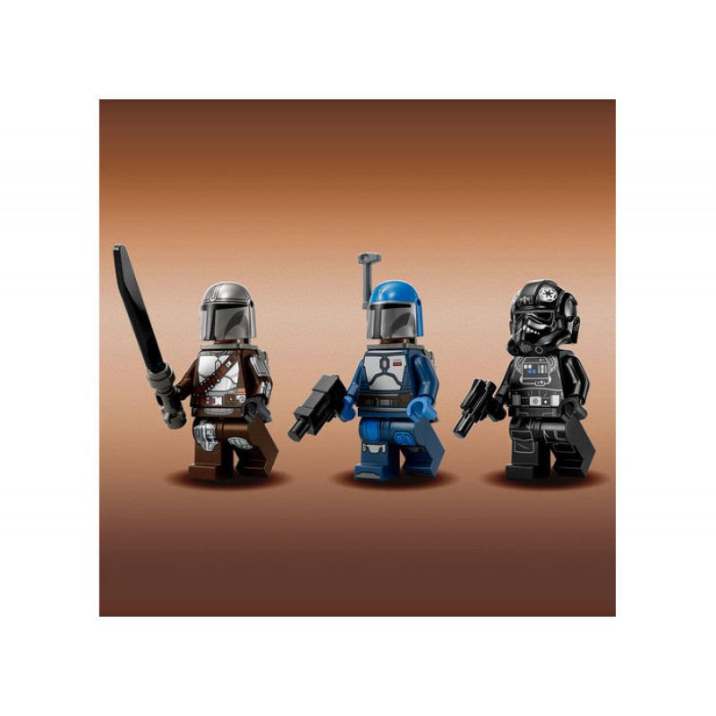 Fang Fighter mandalorian vs TIE Interceptor LEGO Star Wars 75348