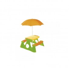 Paradiso Toys Masuta picnic pentru copii cu umbrela