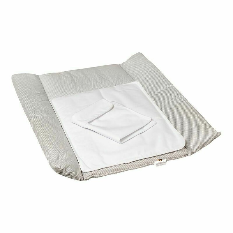 Saltea de infasat YappyNatureSand cu doua cearceafuri impermeabile YappyKids 73x55 cm Bej