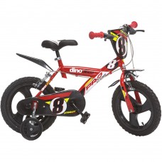 Bicicleta copii Dino Bikes 14 Pro cross rosu
