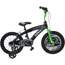 Bicicleta copii Dino Bikes 16 BMX negru si verde
