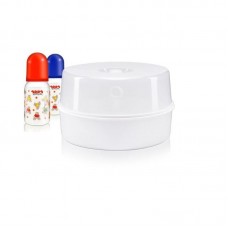 Sterilizator ecologic pentru microunde capacitate 4 biberoane Reer Vapostar Sterilizator ecologic pentru microunde capacitate 4 biberoane Reer Vapostar