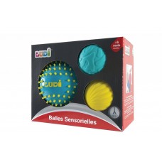 LUDI Set 3 mingii senzoriale Bleu LUDI Set 3 mingii senzoriale Bleu