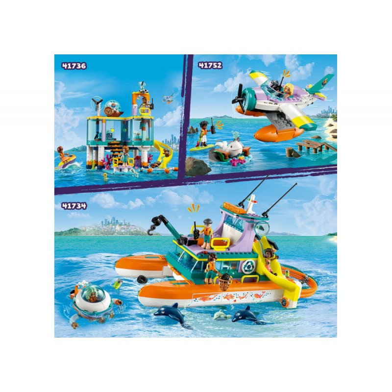 Barca de salvare pe mare LEGO Friends 41734