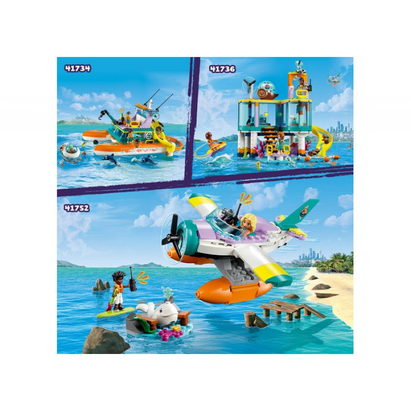 Avion de salvare pe mare LEGO Friends 41752